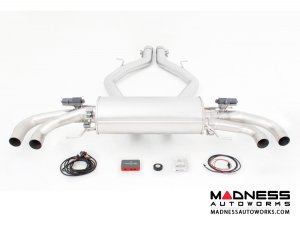 Alfa Romeo Giulia Performance Exhaust - 2.9L QV - REMUS - Axle Back w/ REMUS Sound Controller - Polished Straight Cut Tips